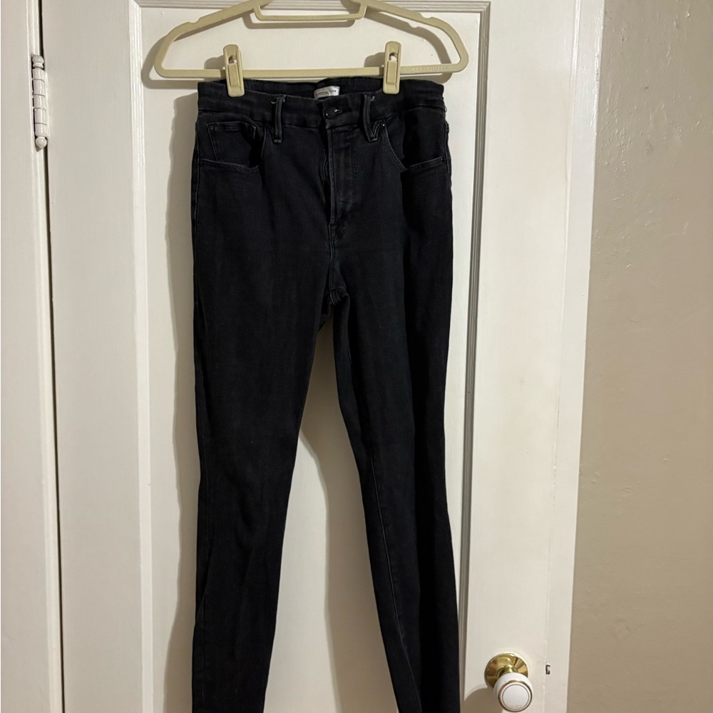 Good American Black Skinny Jeans
